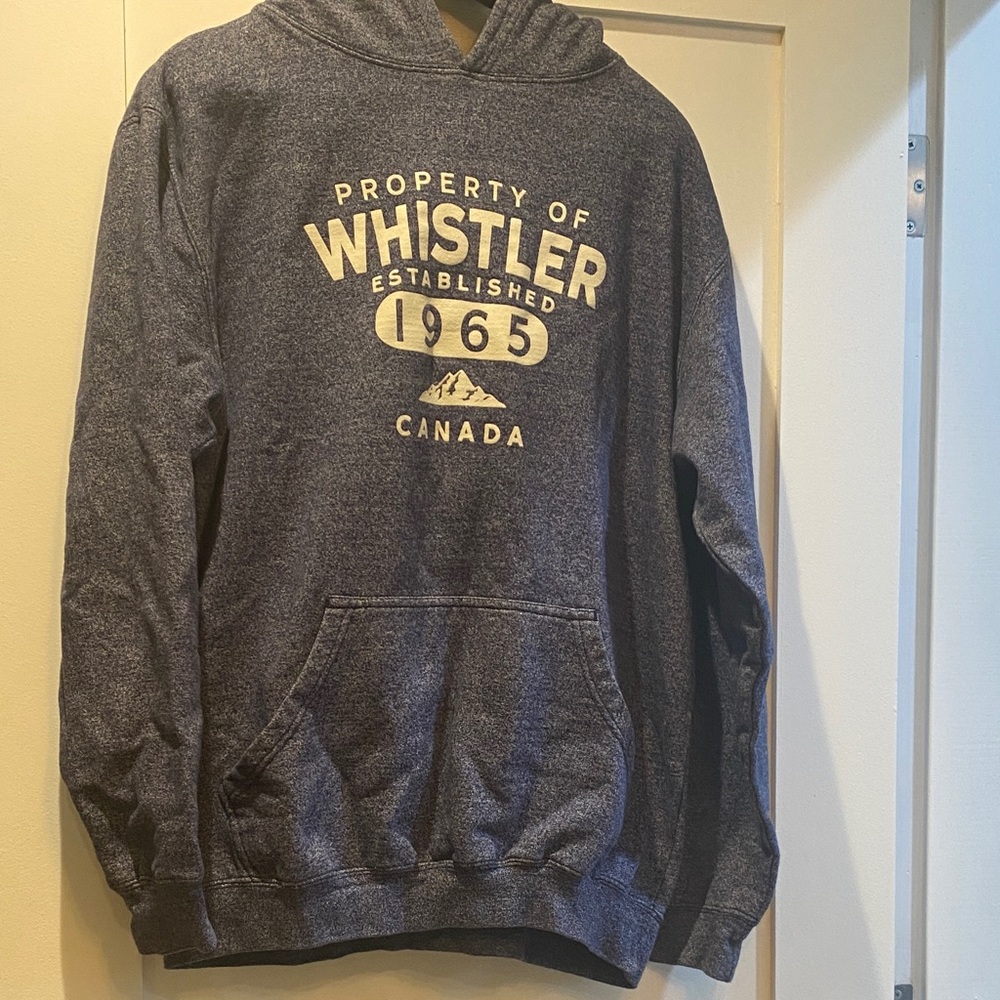Muted Blue Hoodie for Men size Lg